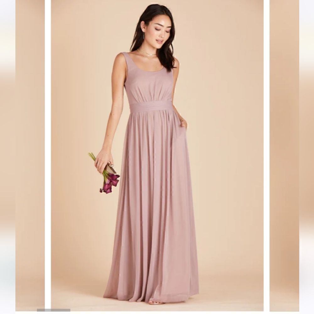 NWT Birdy Grey Mauve Jan Maxi Dress Size XS